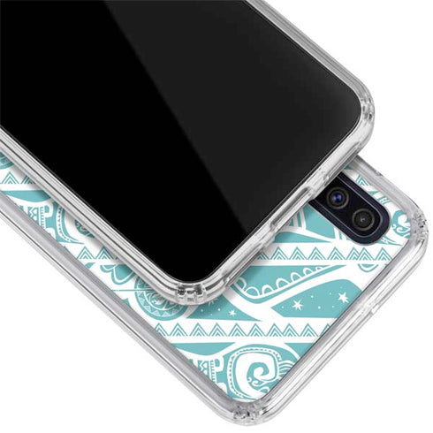 Disney Princess Moana Pattern Galaxy A50 Clear Case